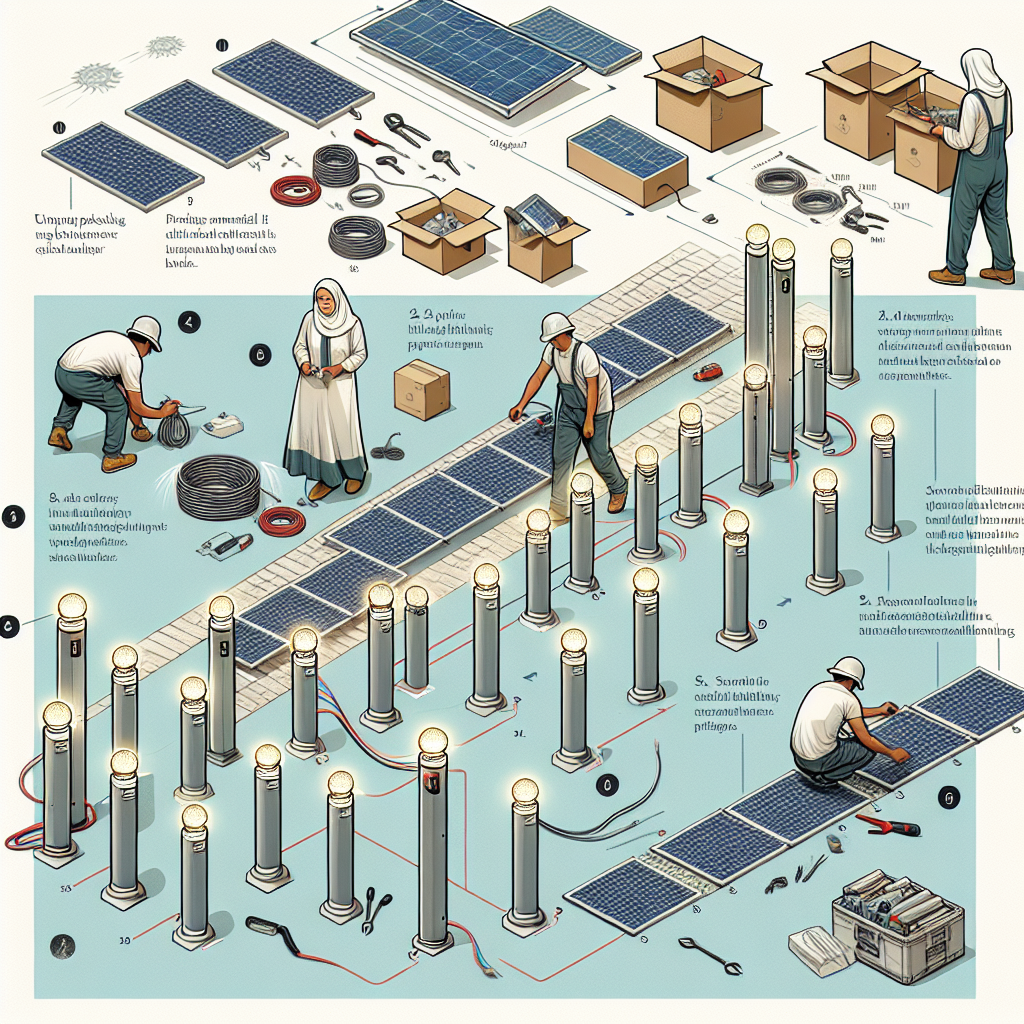 Installation and Wiring of Solar Bollards